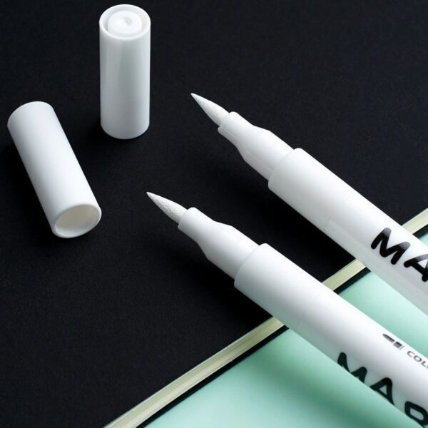 White Acrylic Marker Set - Image 3