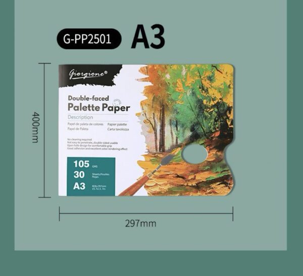 Tear-Off Paper Palette A3 30s - Image 2