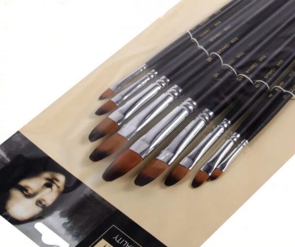 Filbert Brush Set
