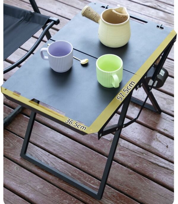 Portable Folding Table -Light Weight Carbon Steel For Outdoor Painting - Image 3