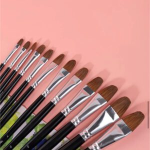 Wolf Hair Brush – 12 Piece Set (with Free Case)