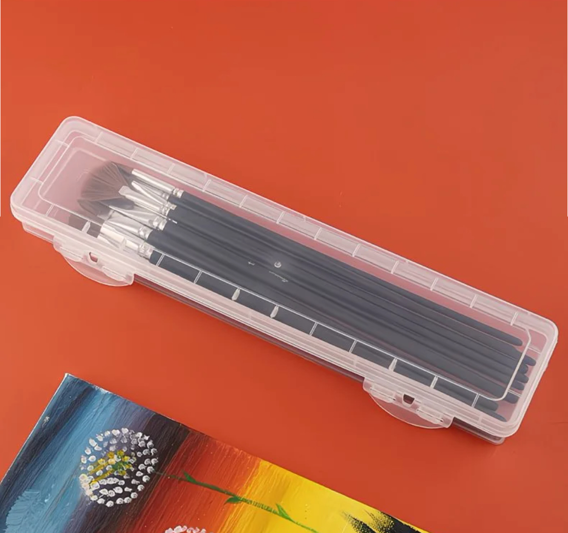 Wolf Hair Brush Set – 10 Pieces (with Free Case) - Image 3