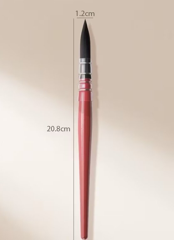 Nylon & Squirrel Hair Blend Watercolor Brush – Size 7