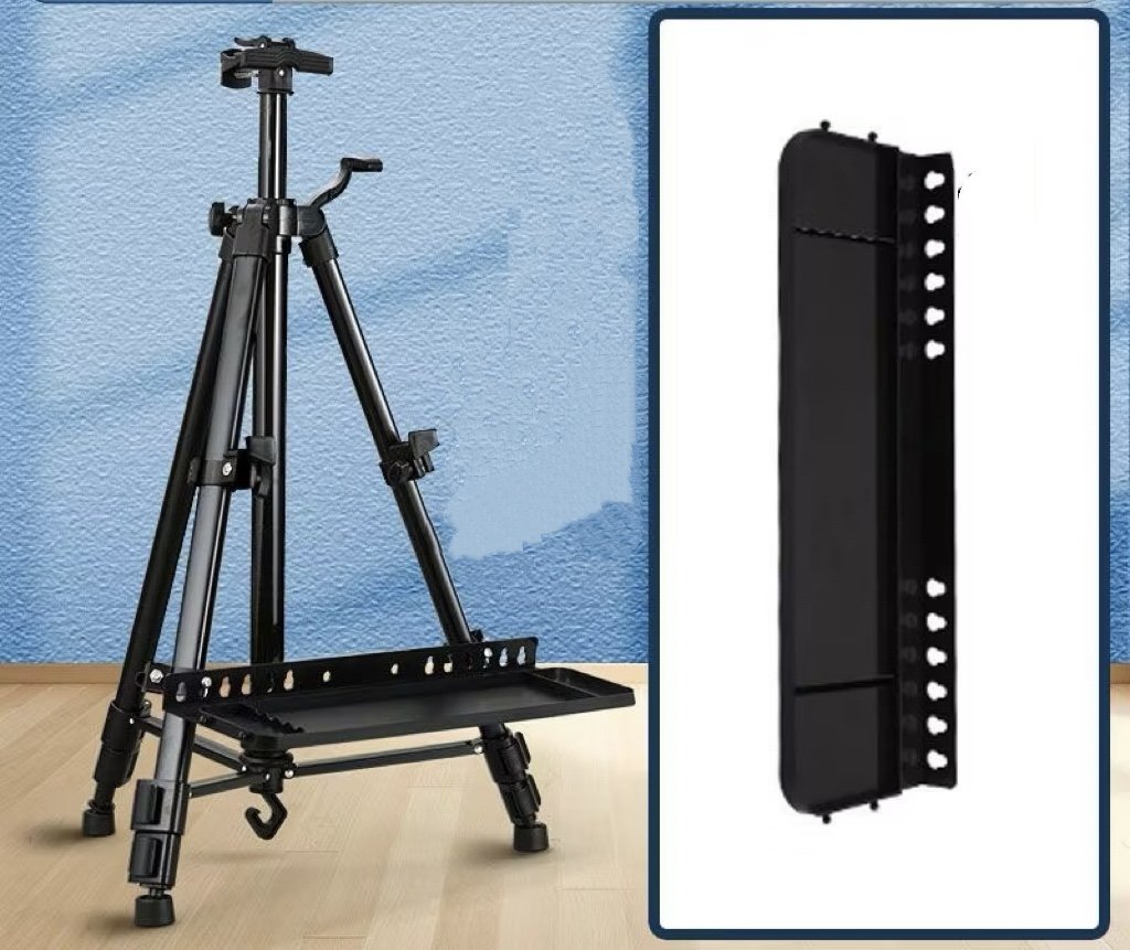 Aluminum Alloy Artist Easel with Carry Bag & Tray
