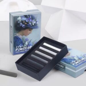 Water-Soluble Charcoal Sticks – 6 Colours