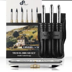Imitation Squirrel Hair Double-Ended Watercolour Brush