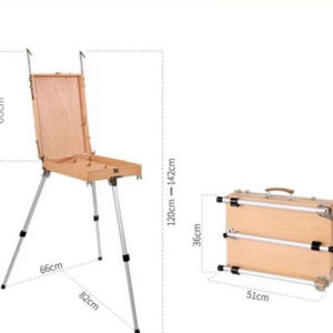Portable Easel Paint Box with Tripod Legs